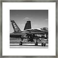 Angel 6 In Black And White Framed Print