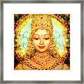 Angel Of Beauty, Round Framed Print
