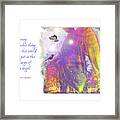 Angel Vision Framed Print