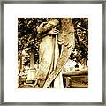 Angel With A Trumpet. Framed Print