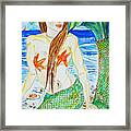 Angelina The Mermaid Framed Print