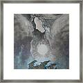 Angels And Dolphins Healing Sanctuary Framed Print