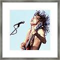 Angus Young Ac/dc 1980 Framed Print