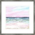 Another Beach Sunset Framed Print