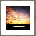 Another Gorgeous Sunset#msgulfcoast Framed Print