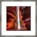 Antelope Canyon Light Framed Print