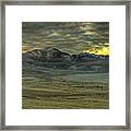 Antelope Island Sunrise Framed Print