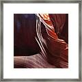 Antelope Valley Slot Canyon 13 Framed Print