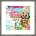 Anti Bad Vibe Shield Framed Print