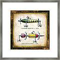 Antique Lure Panel One Framed Print