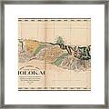Antique Maps - Old Cartographic Maps - Antique Map Of Molokai, Hawaiian Island, 1897 Framed Print