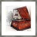 Antique Phonograph Framed Print