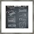 Apple Macintosh Patent 1983 Chalk Framed Print