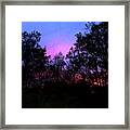 April Sunset Framed Print