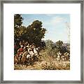 Arab Horsemen Framed Print