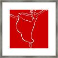 Arabesque Ballerina Framed Print