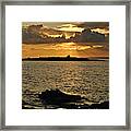 Aran Sunset Framed Print