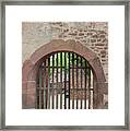 Arched Gate At Heidelberg Castle Framed Print