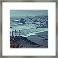 Arched Rock Beach Framed Print