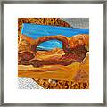 Arches National Park  Hand Painted Box Framed Print