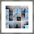 Architectural Reflections Nine-print Panel Framed Print