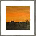 Arizona Sunset Framed Print