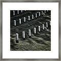 Arlington Cemetery Graves #2 Framed Print
