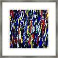 Art Abstract Painting Modern Color Framed Print