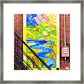 Art And The Fire Escape Framed Print