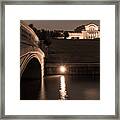 Art Hill Bridge And Museum Framed Print