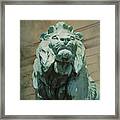 Art Institute Of Chicago Lion Framed Print