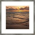 Artistic Sunset Framed Print