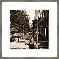 Asheville Street Framed Print