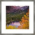 Aspen Sunset Over Bear Lake Framed Print