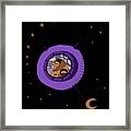 Astronaut In Deep Space Framed Print