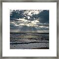 At The Beach Framed Print