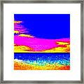 At The Beach Framed Print