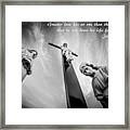 At The Foot Of The Cross Framed Print