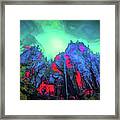 At The Foothills Of Mordor Framed Print