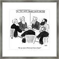 At The Local Beards Anon Meeting Framed Print