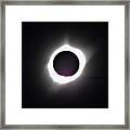 At The Moment Of Totality Framed Print