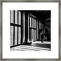 At The Temple - Tokyo, Japan - Black And White Street Photography Framed Print