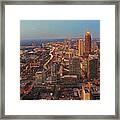 Atlanta, Georgia -  Midtown At Sunset Framed Print