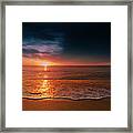 Atlantic Ocean Sunrise 2015 Framed Print
