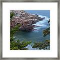 Atop Of Maine Acadia National Park Monument Cove Framed Print