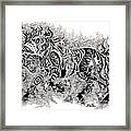 Attitude In Motion Framed Print