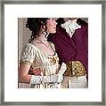 Attractive Regency Couple Framed Print