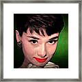 Audrey Hepburn 20151221 Square Framed Print