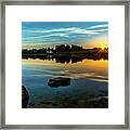 August Sunset Framed Print