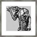 Auguste Painting Of Rodin's Pierre De Wiessant Framed Print